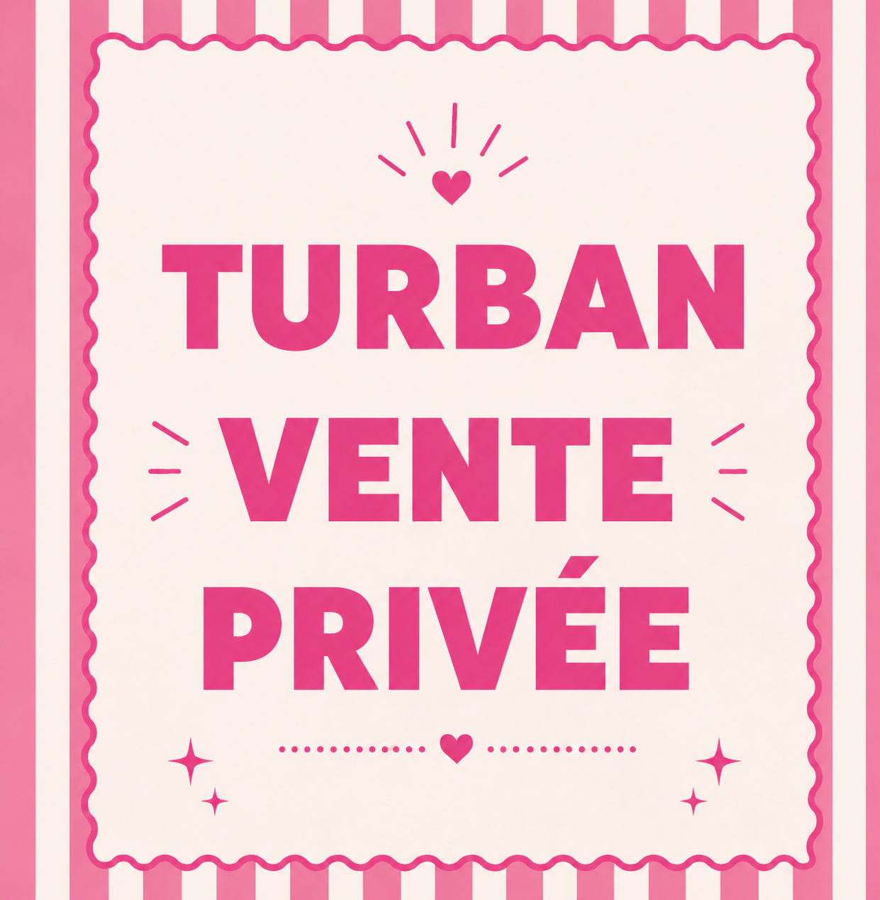 TURBANS VENTE PRIVÉE