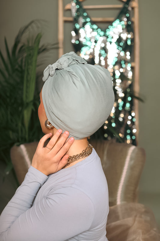 Matcha jersey turban à nouer